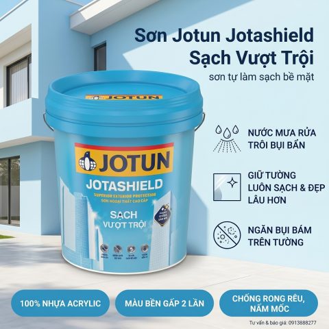Sơn Jotun Jotashield Sạch Vượt Trội
