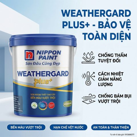 Sơn Nippon WeatherGard Plus+ Ngoại Thất